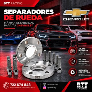 SEPARADORES DE RUEDA CHEVROLET