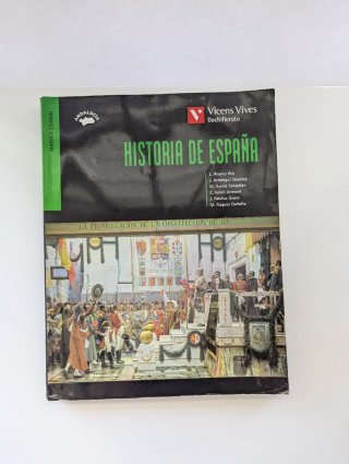 Libro historia de 2° Bach editorial Vicens Vives