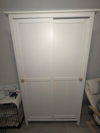 Armario de Puertas Correderas Blanco