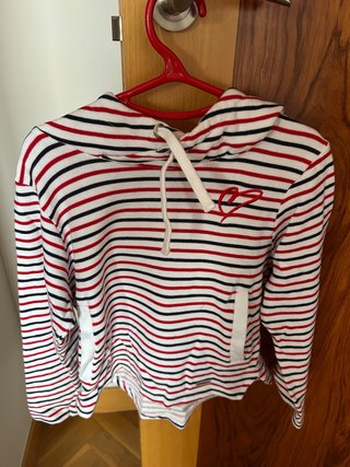 Sudadera de Rayas con Capucha Carmencitas