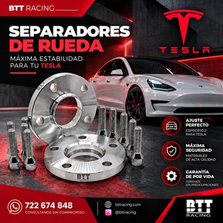 SEPARADORES DE RUEDA TESLA