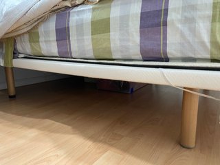 Base de Cama Tapizada 135 cm + cabecero + colchon