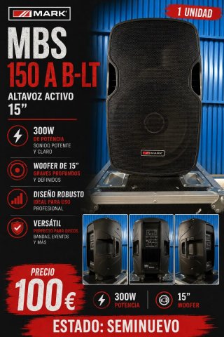 Altavoz Activo Mark MBS 150 A B-LT 300W