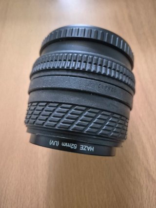 Objetivo de cámara con filtro UV 52mm