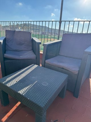 Set 2 Sillones y Mesa Exterior Keter