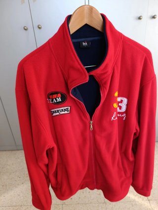 Chaqueta Polar Roja Talla L