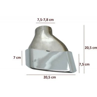 Salidas de escape BMW F10/F11/G30/G31/G32 Tipo M
