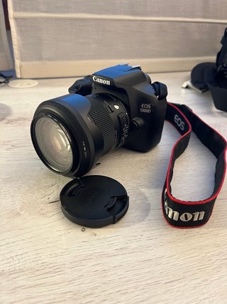 Canon EOS 1300D + Objetivo Sigma 18-200mm