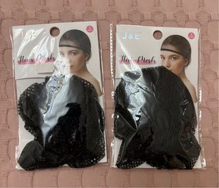 2 Redecillas para el Cabello J&E Negras