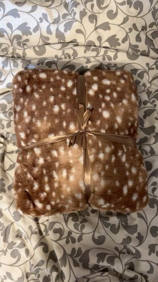 Manta Estampado Ciervo Vintage