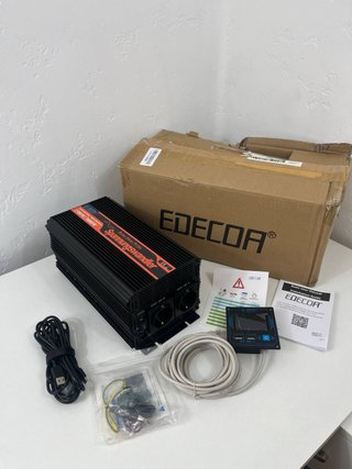 Inversor EDECOA 12V a 220V Onda Pura 1500W