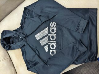 Sudadera Adidas Negra con Capucha,Unisec
