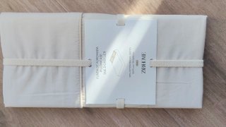 Fundas de Almohada Zara Home Beige