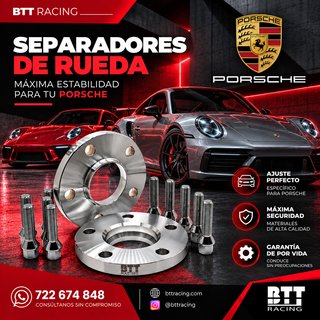 SEPARADORES DE RUEDA PORSCHE