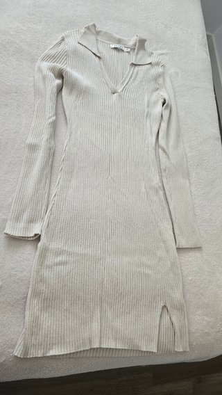 Vestido de punto beige IVIVI