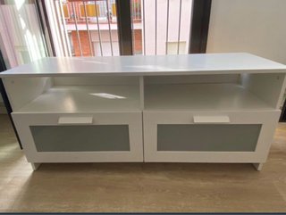 Mueble TV Blanco con Cajones