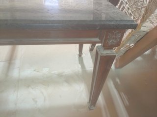 Mesa consola clásica de madera