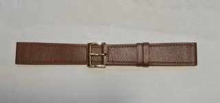 Correa de reloj de piel 20 mm ancho y extra larga