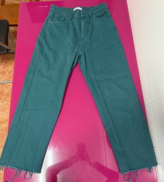 Pantalones Vaqueros Wide Leg Talla 38