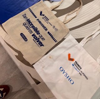 2 Bolsas Conmemorativas Media Maratón Valencia