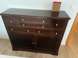 Mueble recibidor de madera
