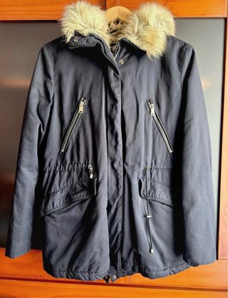 Abrigo Zara Negro Talla S