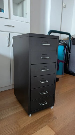 Cajonera Helmer Ikea Negra