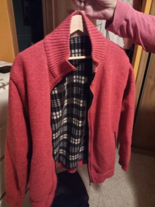 Chaqueta de Abrigo Roja Talla M