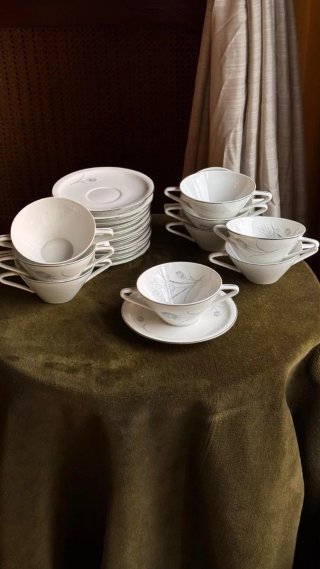 Set de Consomés Porcelana Santa Clara