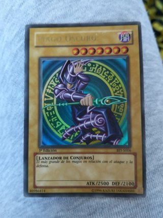 Carta Yu-Gi-Oh! Mago Oscuro