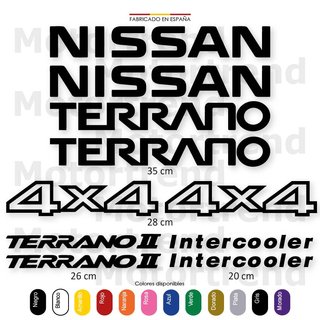 Kit Vinilos Nissan Terrano II 4x4 Medida Original