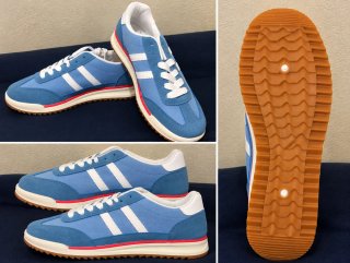 Zapatillas Deportivas Azules y Blancas