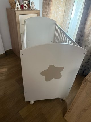 Cuna Trama Blanca con Estrella
