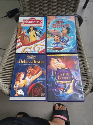 4 Películas Disney en DVD