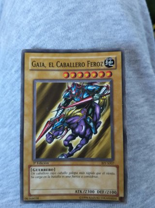 Carta Yu-Gi-Oh! Gaia, el Caballero Feroz