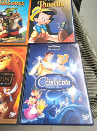 Lote de 4 Películas Disney en DVD