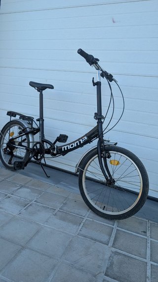 Bicicleta Plegable Moma Bikes Negra