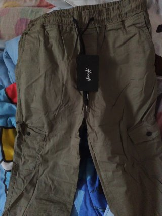 Pantalón Cargo Verde Oliva Hooyii