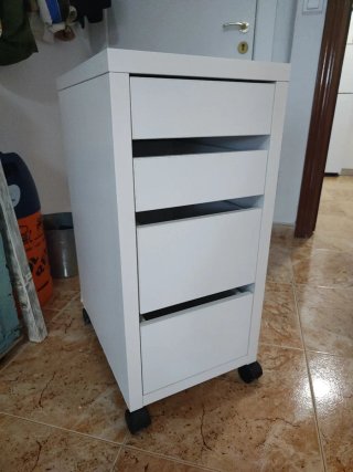 Cajonera IKEA Micke Blanca