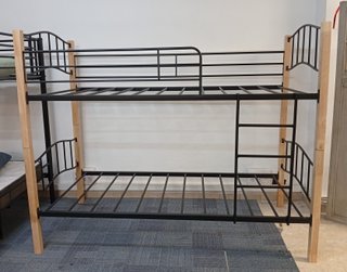 Litera de Madera y Forja. ¡Cómoda y Económica!