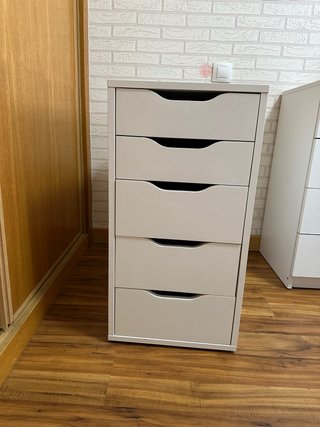 Cajonera Blanca de 5 Cajones Ikea