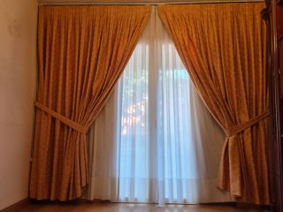 Cortinas de Tela Color Dorado