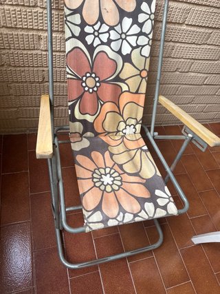 Silla de playa vintage Años 70