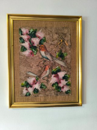 5 Cuadros de Flores y Pájaros. Individual o conjun