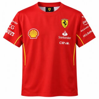 Camiseta Ferrari F1 Racing Roja M/L EU R-03