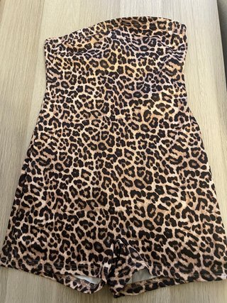 Mono corto estampado leopardo
