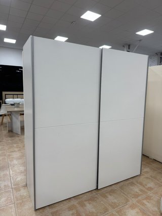 Armario Blanco de Dos Puertas Correderas ¡NUEVO¡