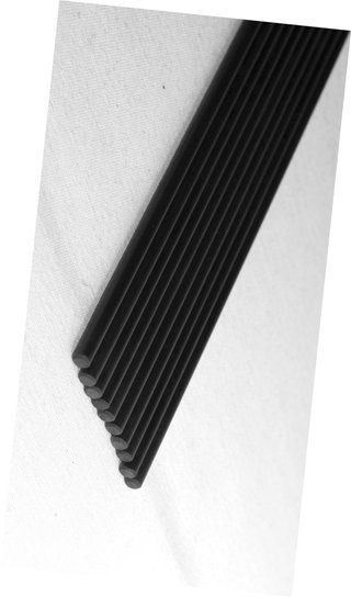 10 Varillas de Fibra de Carbono 5mm/350 Zanon