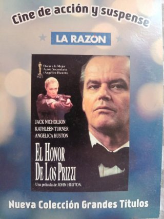 DVD El Honor de los Prizzi