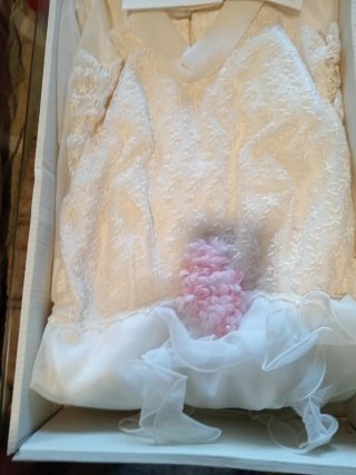 Vestido de novia blanco talla 38 . Años 80.
